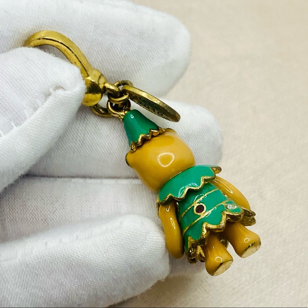 Juicy Couture Limited Edition 2010 Holiday 3-Dimensionally Teddy Bear Elf Charm - Picture 3 of 9